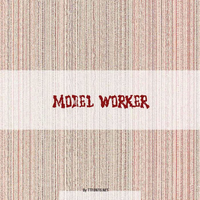 Model Worker example